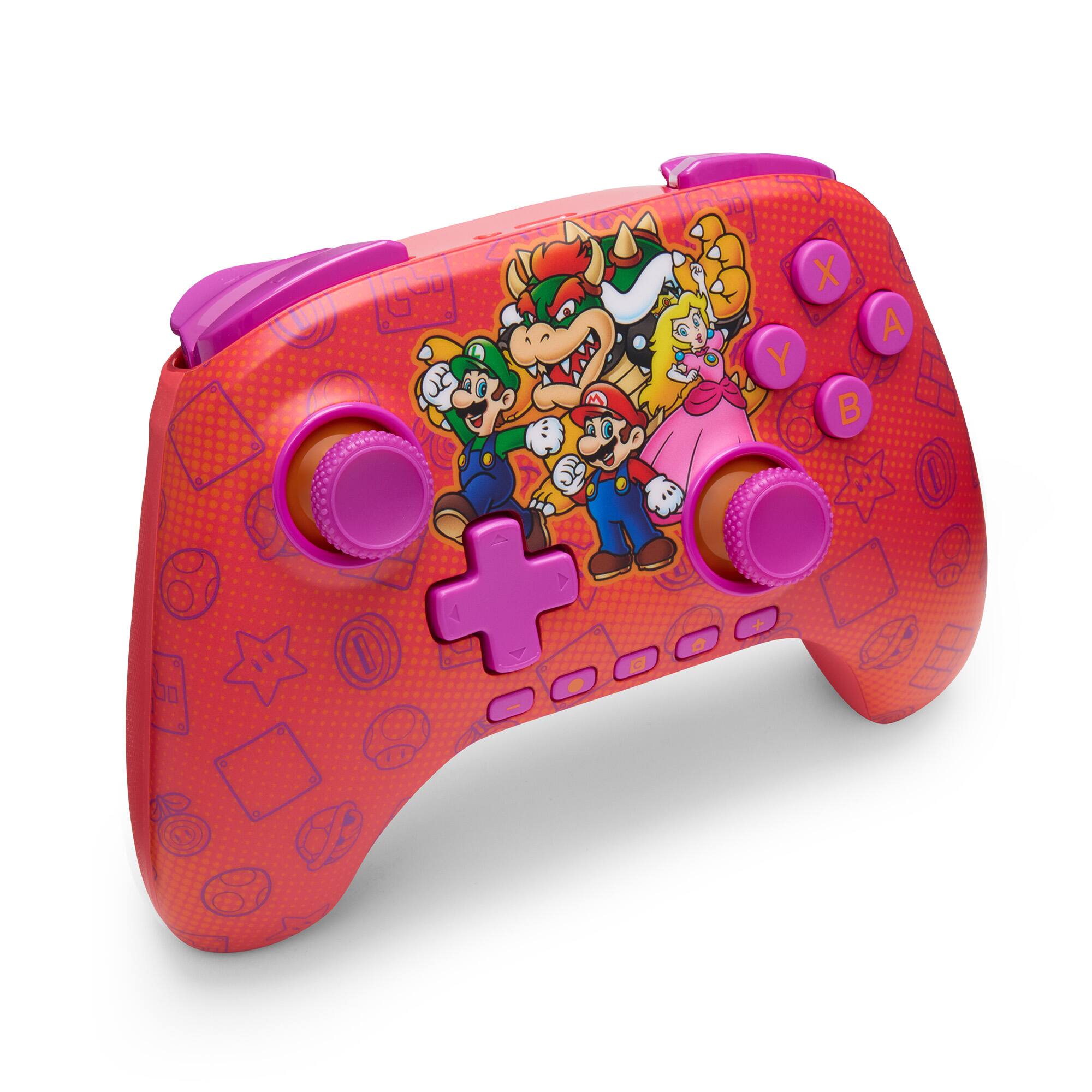 Angle. PowerA - PowerA Advantage Wireless Controller for Nintendo Switch 2 - Mario and Friends - Mario and Friends.