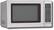 Angle Standard. Haier - 1.0 Cu. Ft. Mid-Size Microwave - Stainless-Steel.