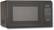 Angle Standard. Haier - 1.0 Cu. Ft. Mid-Size Microwave - Black.