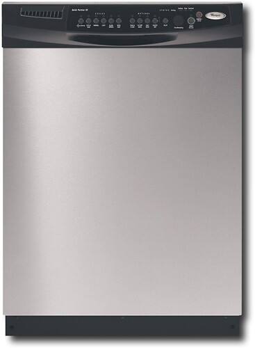 Whirlpool - 24" Built-In Dishwasher - Stainless-Steel-Front_Standard 