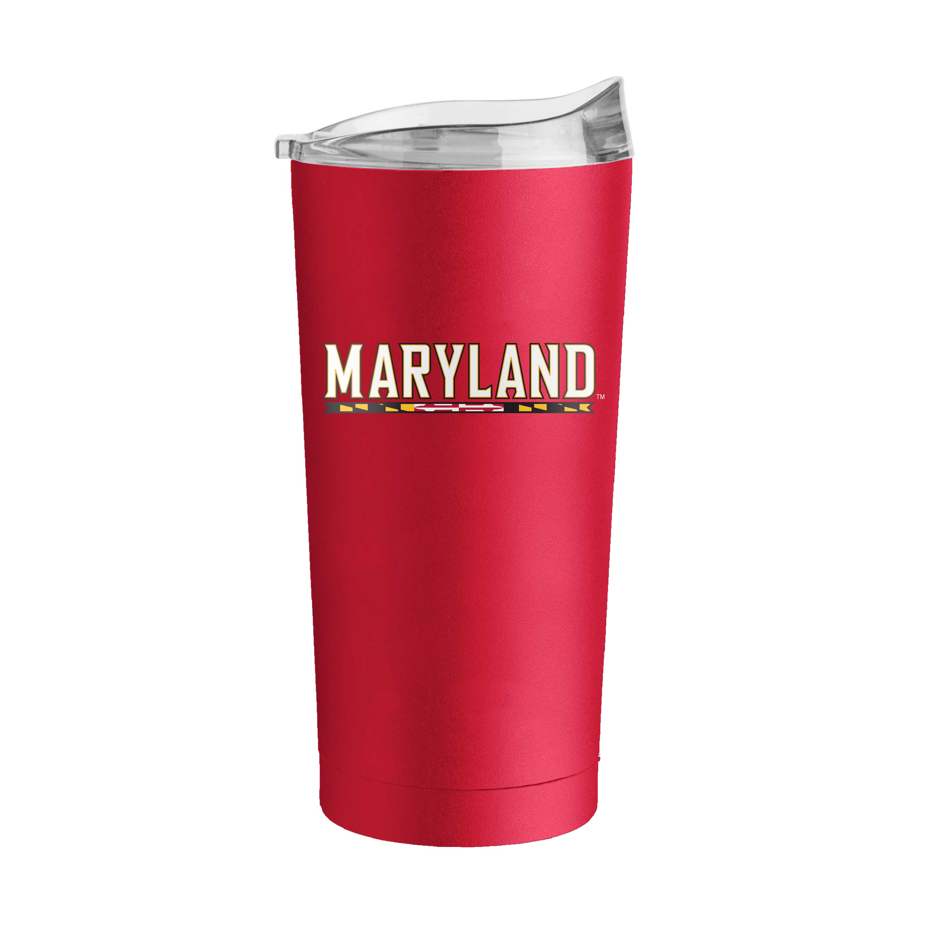 Alt View 1. Logo Brands - Maryland Terrapins 20oz. Flipside Powder Coat Tumbler - Multicolor.