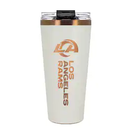 Great American Products - Los Angeles Rams 30oz. Big Slim Tumbler - Cream