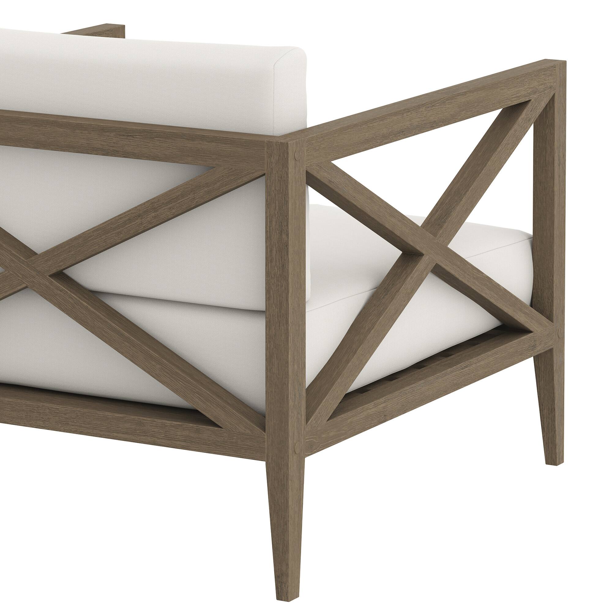 Alt View 6. Modway - Northlake Outdoor Patio Teak Armchair by Modway - Weathered Gray.