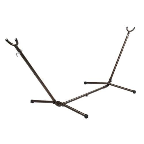 Winado - 9 FT Hammock Steel Stand Only Heavy Duty with Carrying Case Bag Portable Space Saving for Indoor Outdoor Garden Camping - Antique Bronze Finish