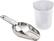 Front. GE Profile - Stainless Steel Ice Scoop and Holder for Opal Ice Makers - Stone White.