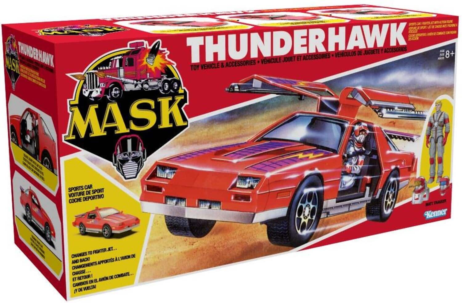 The Loyal Subjects - M.A.S.K. - Thunderhawk Vehicle with Figure Set - COLLECTIBLES - Multicolor
