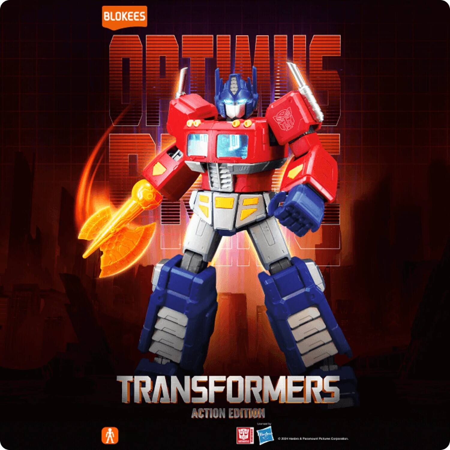 BLOKEES T R TRANSFORMERS ACTION EDITION  
© 2021 Hasbro & Paramount Pictures Corporation