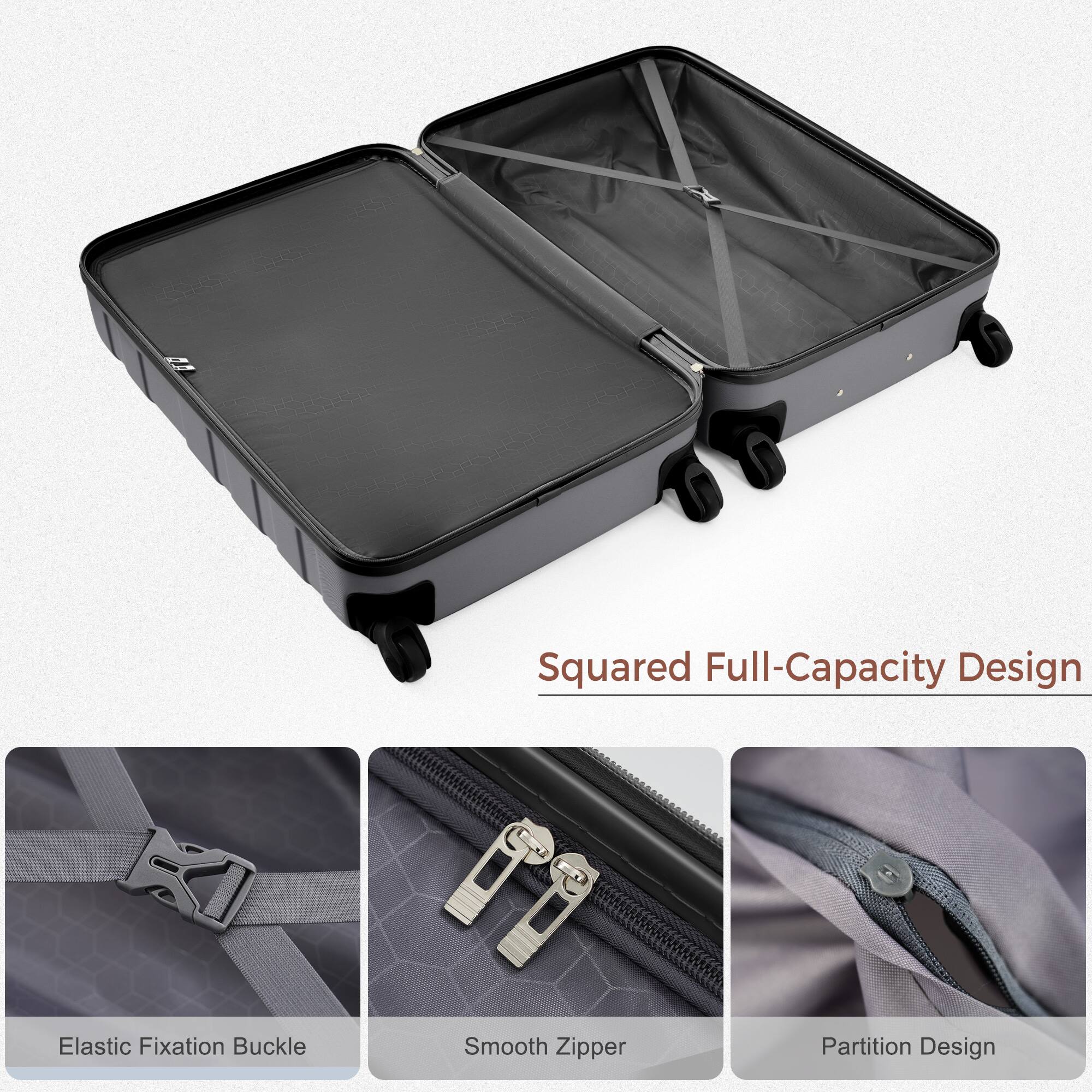 Squared Full-Capacity Design

- Elastic Fixation Buckle
- Smooth Zipper
- Partition Design