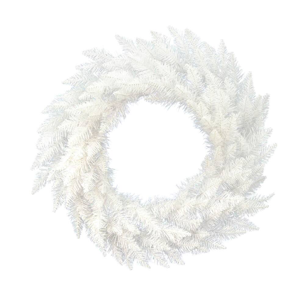 Vickerman - 30" Sparkle Wreath 135Tips - White