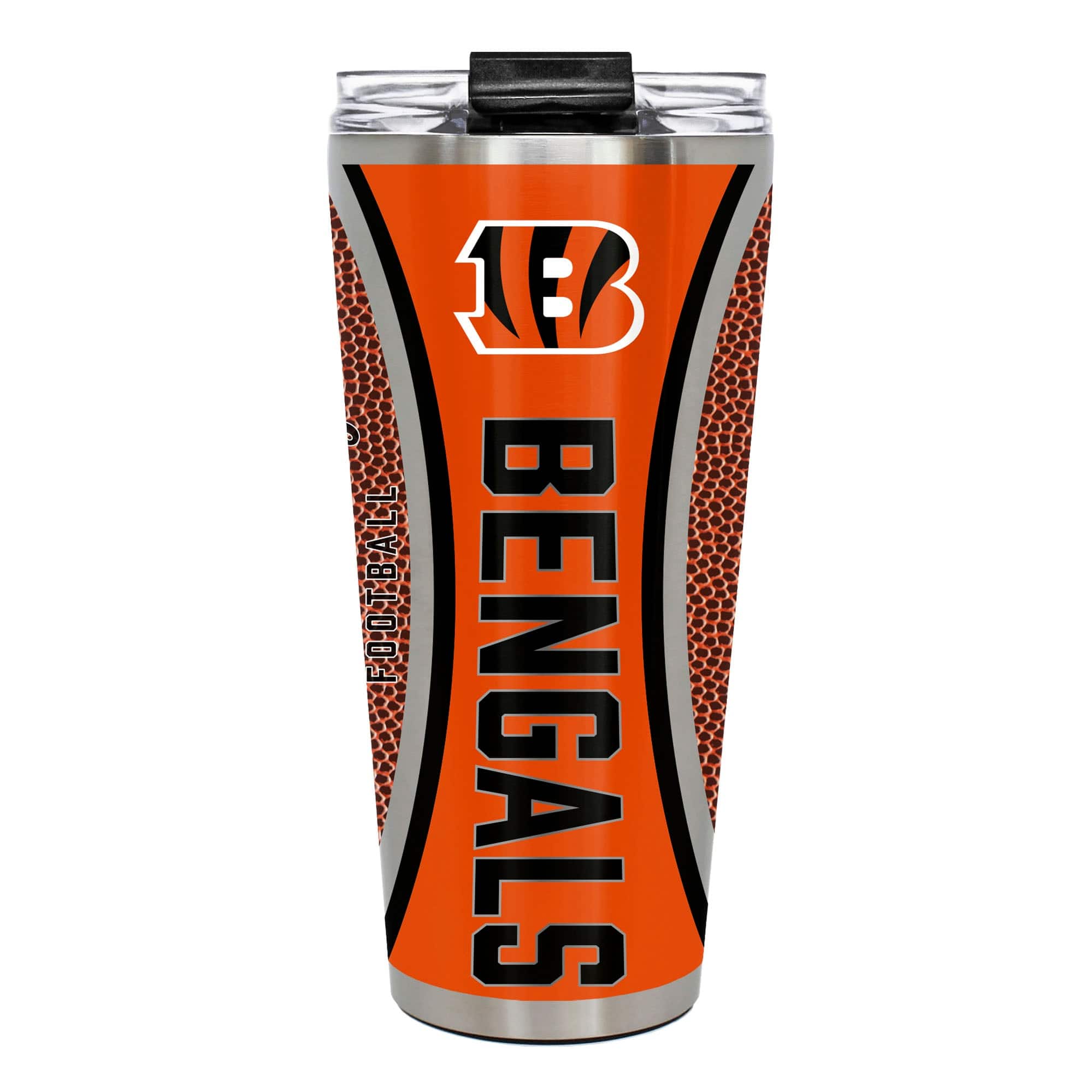 Great American Products - Cincinnati Bengals 32oz. Big Slim Game Ball Travel Tumbler - Brown