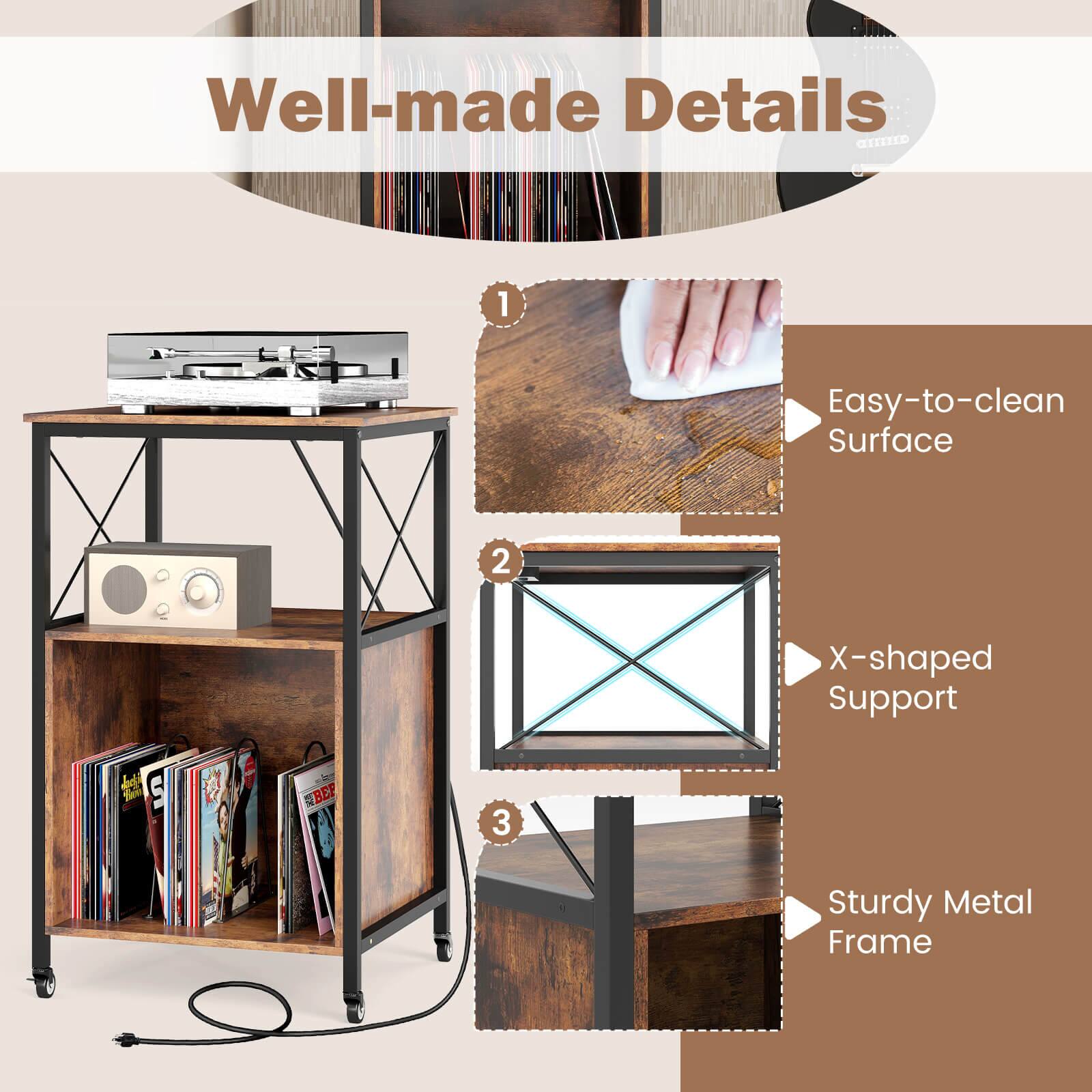 Well-made Details

1. Easy-to-clean Surface
2. X-shaped Support
3. Sturdy Metal Frame