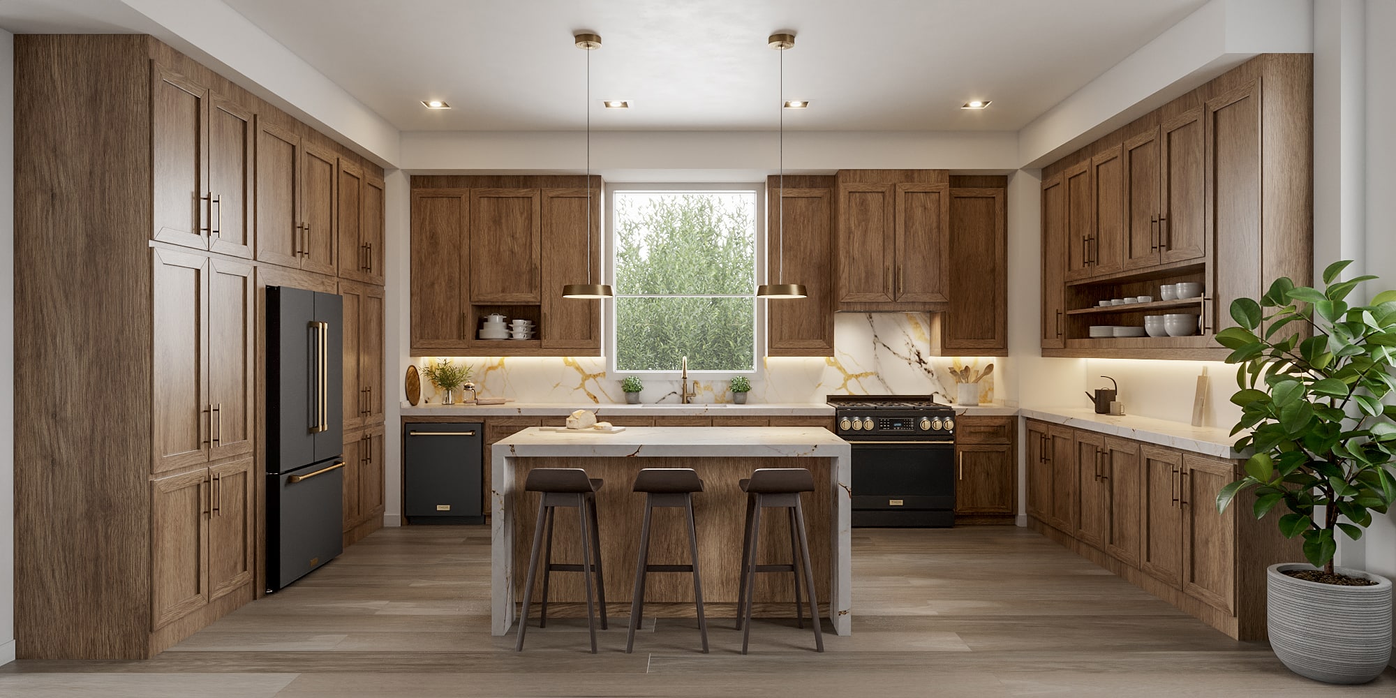 Alt View 1. Thor Kitchen - Gordon Ramsay Series by Thor Kitchen 6.8 Cu. Ft Freestanding Liquid Propane Gas Range - Black.