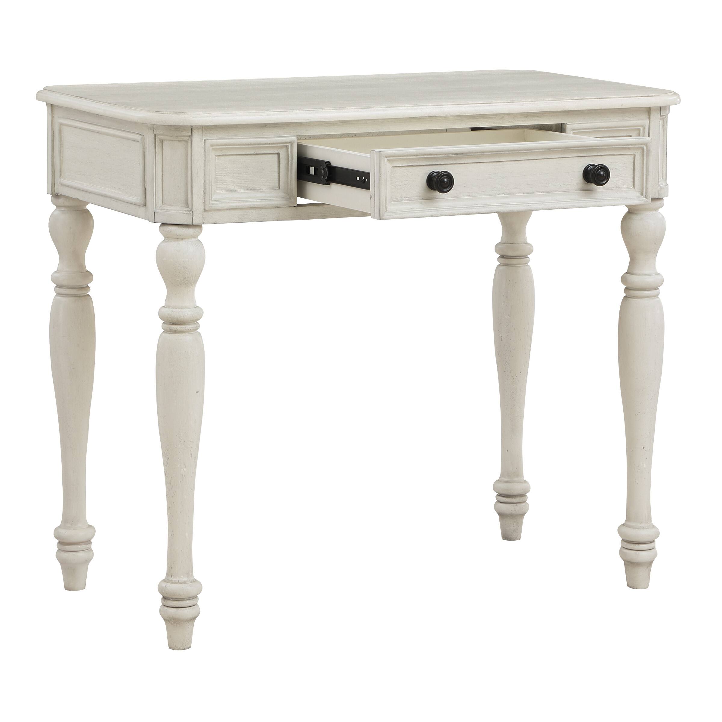 Alt View 12. OSP Home Furnishings - Country Meadows 36" Desk - Antique White.