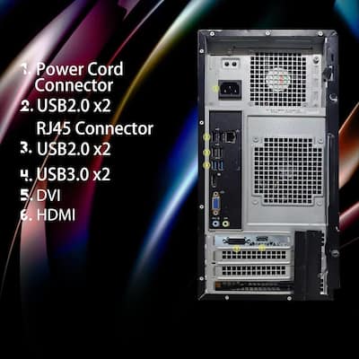 Dell Refurbished Excellent OptiPlex 3010 RGB Gaming Desktop PC, i7 Dell Refurbished Excellent OptiPlex 3010 RGB Gaming Desktop PC, i7