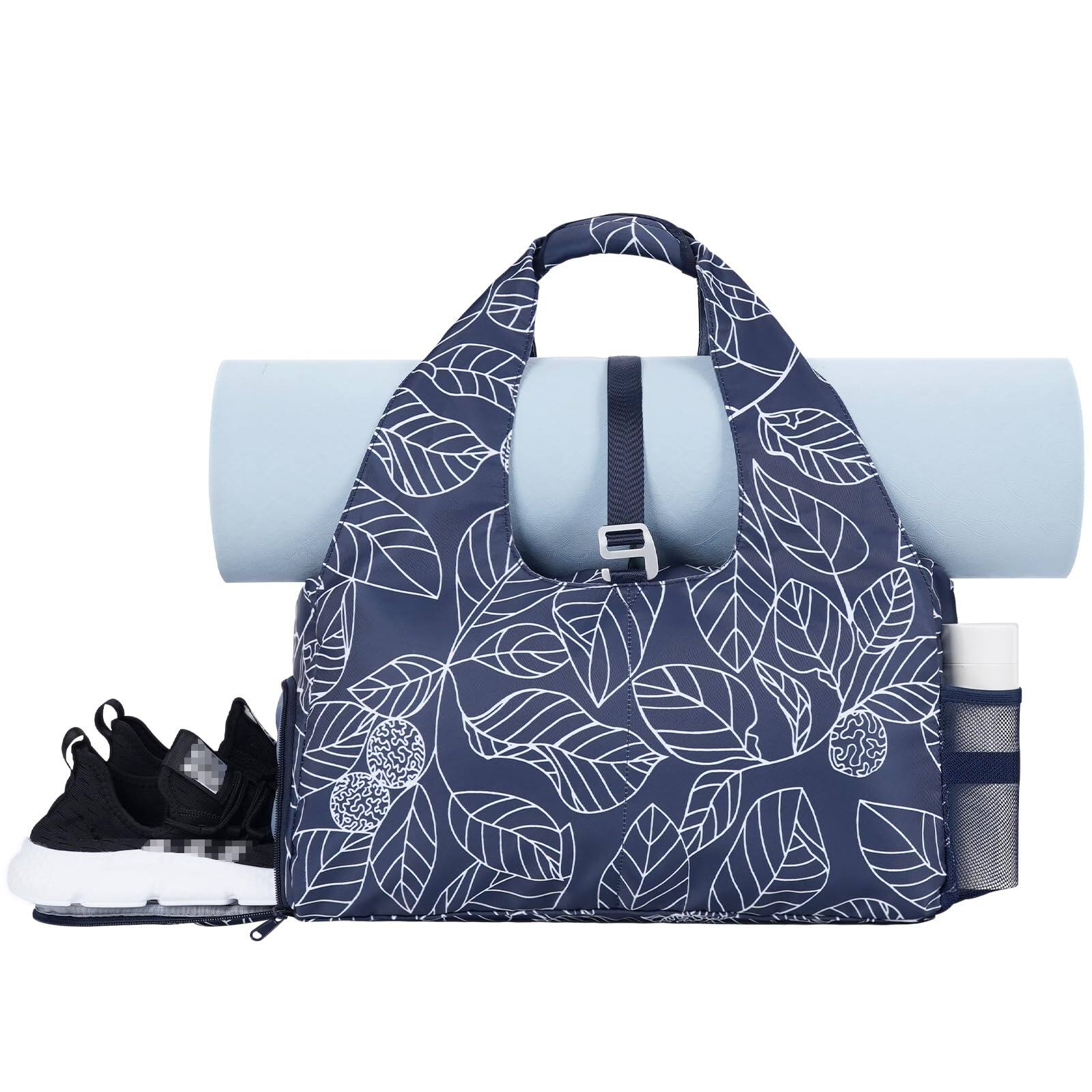 Pacoar Cade Yoga Gym Bags For Women With Shoes Compartment & Wet Dry ...