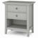 Angle. Simpli Home - Amherst Bedside Table - Fog Grey.