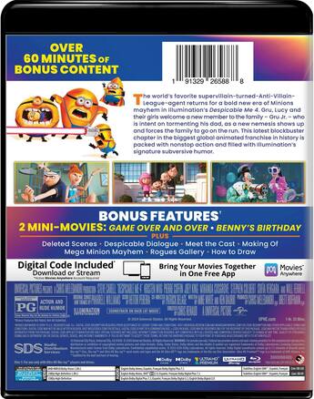 Despicable Me 4 Collector's Edition 4K Ultra HD + Blu ray + Despicable Me 4 Collector's Edition 4K Ultra HD + Blu ray +