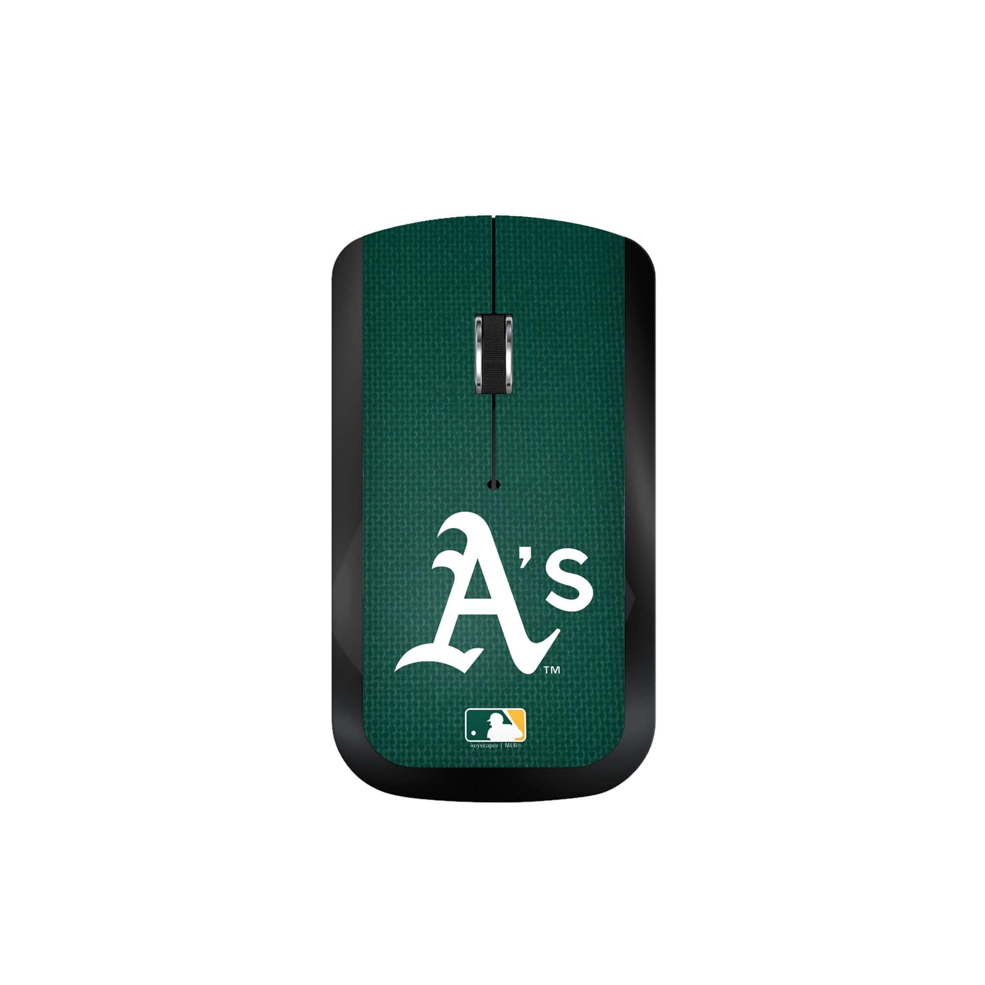 Keyscaper - Athletics Team Logo Wireless Mouse - Wireless - Multicolor
