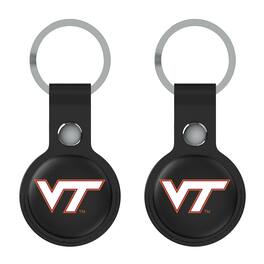 Keyscaper - Virginia Tech Hokies Two-Pack AirTag Holders - No Size - Black
