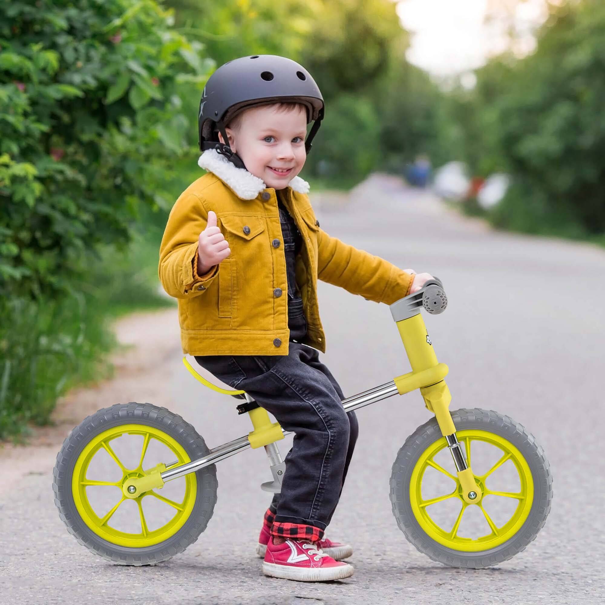 Alt View 3. Costway - Costway 12" Balance Bike 2 Wheels Children's Bicycle with Adjustable Seat - Green.