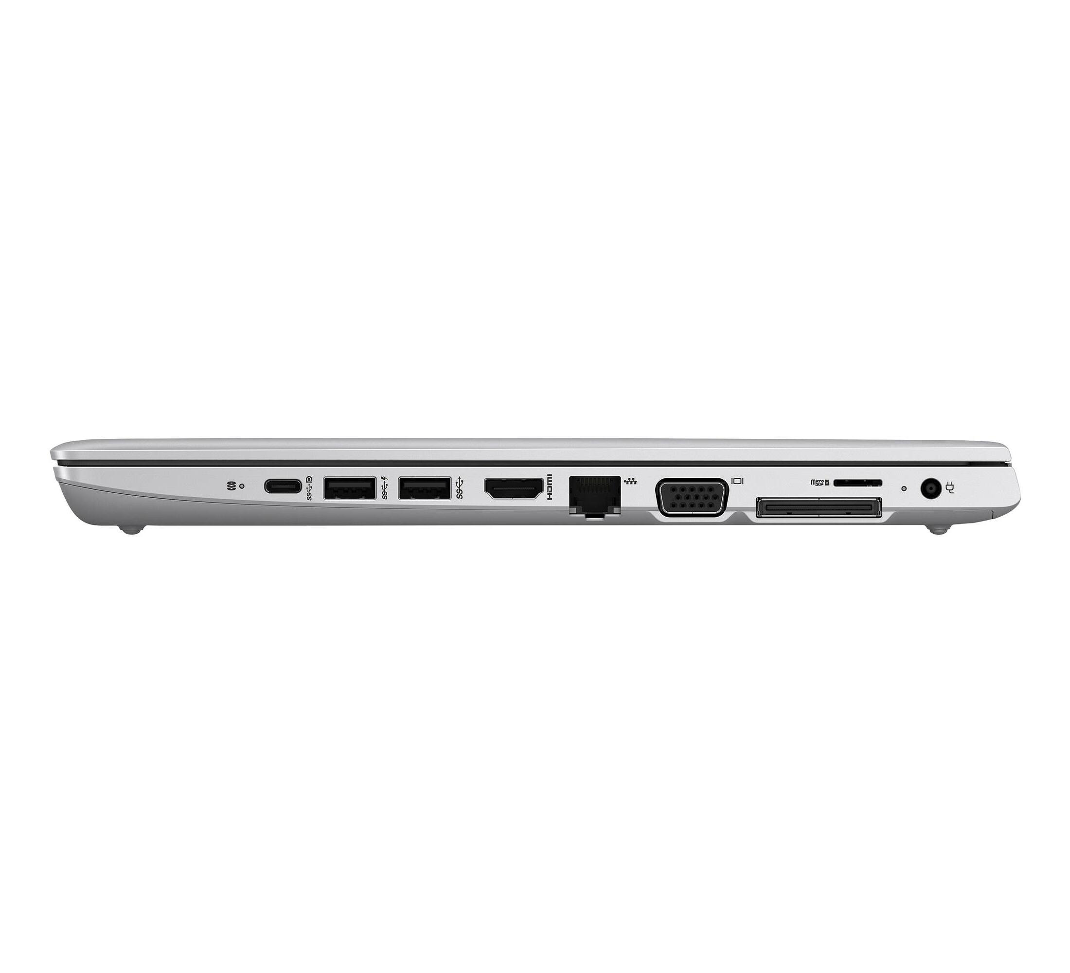 Back. HP - HP ProBook 640 G5, Intel Core i5-8265U 1.6GHz, 16GB, 256GB NVMe SSD, 14" HD, Windows 11 Pro 64-bit - Silver.