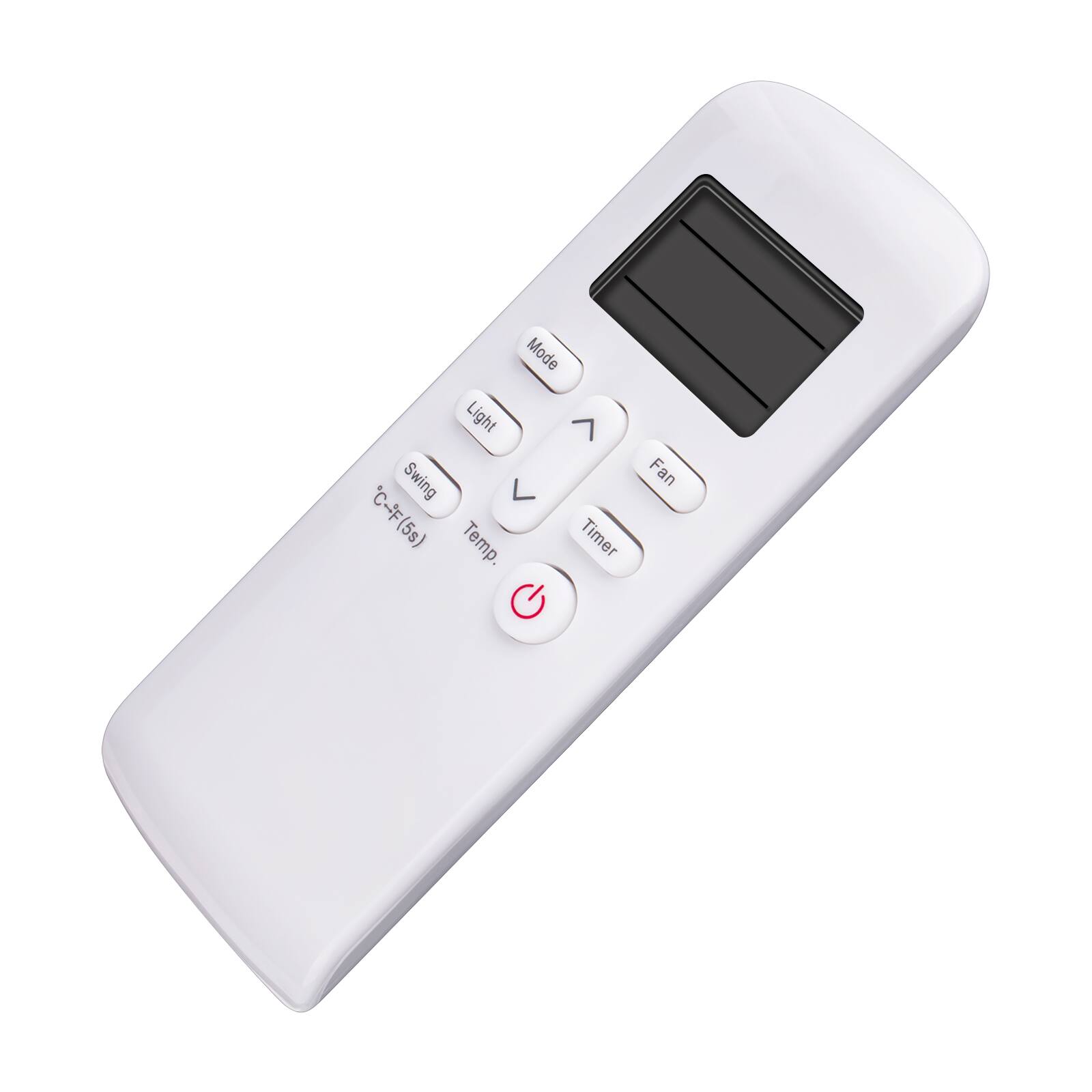 Mode Light  Swing  Fan  C-F(5s)  Temp.  Timer