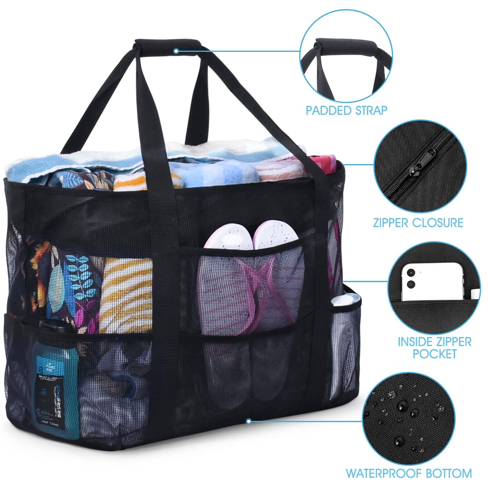 - Padded Strap
- Zipper Closure
- Inside Zipper Pocket
- Waterproof Bottom