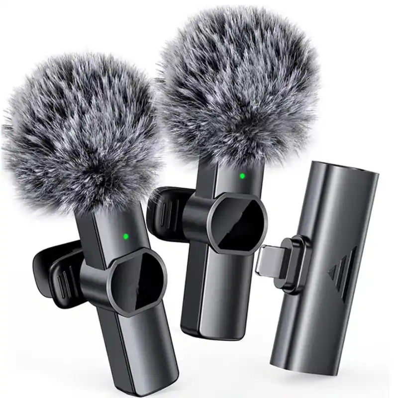 Cubilan Wireless Lavalier Microphone for iPhone & iPad, Plug & Play ...