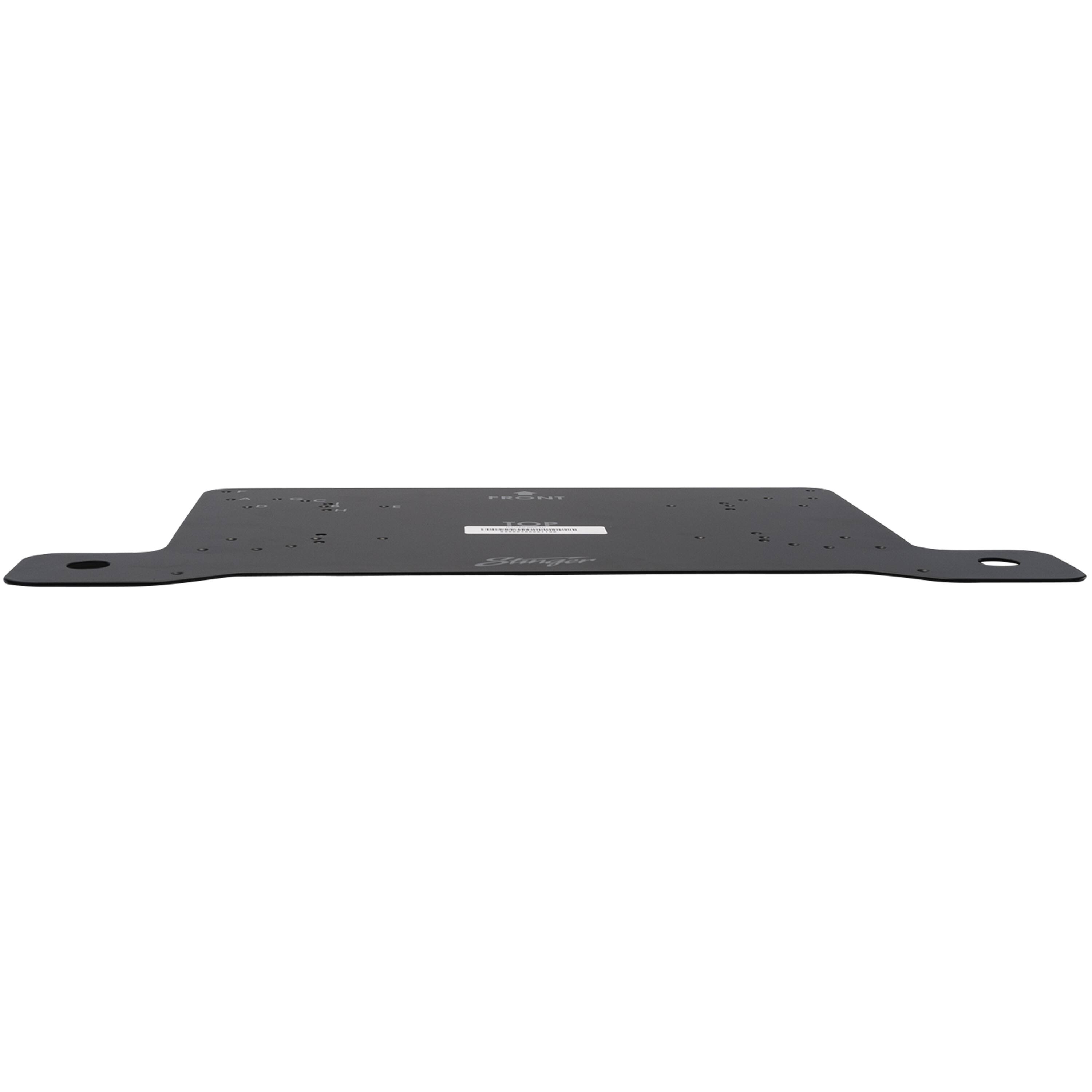 Alt View 15. Stinger - Driver Side Under-Seat Amplifier Mounting Bracket for Select Jeep Wrangler JL and Gladiator JT Vehicles - Black.