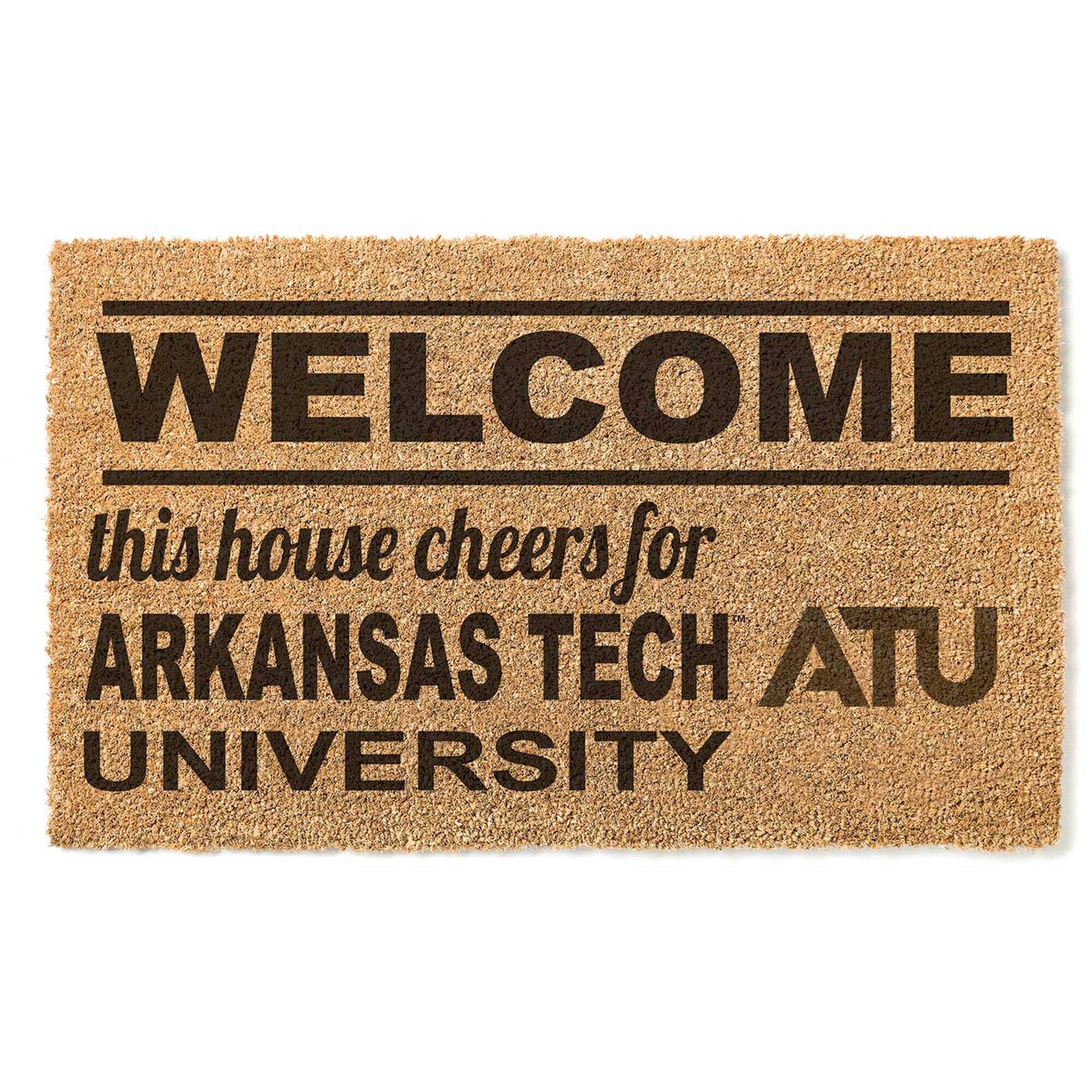 Arkansas Tech 18" x 30" Welcome Doormat