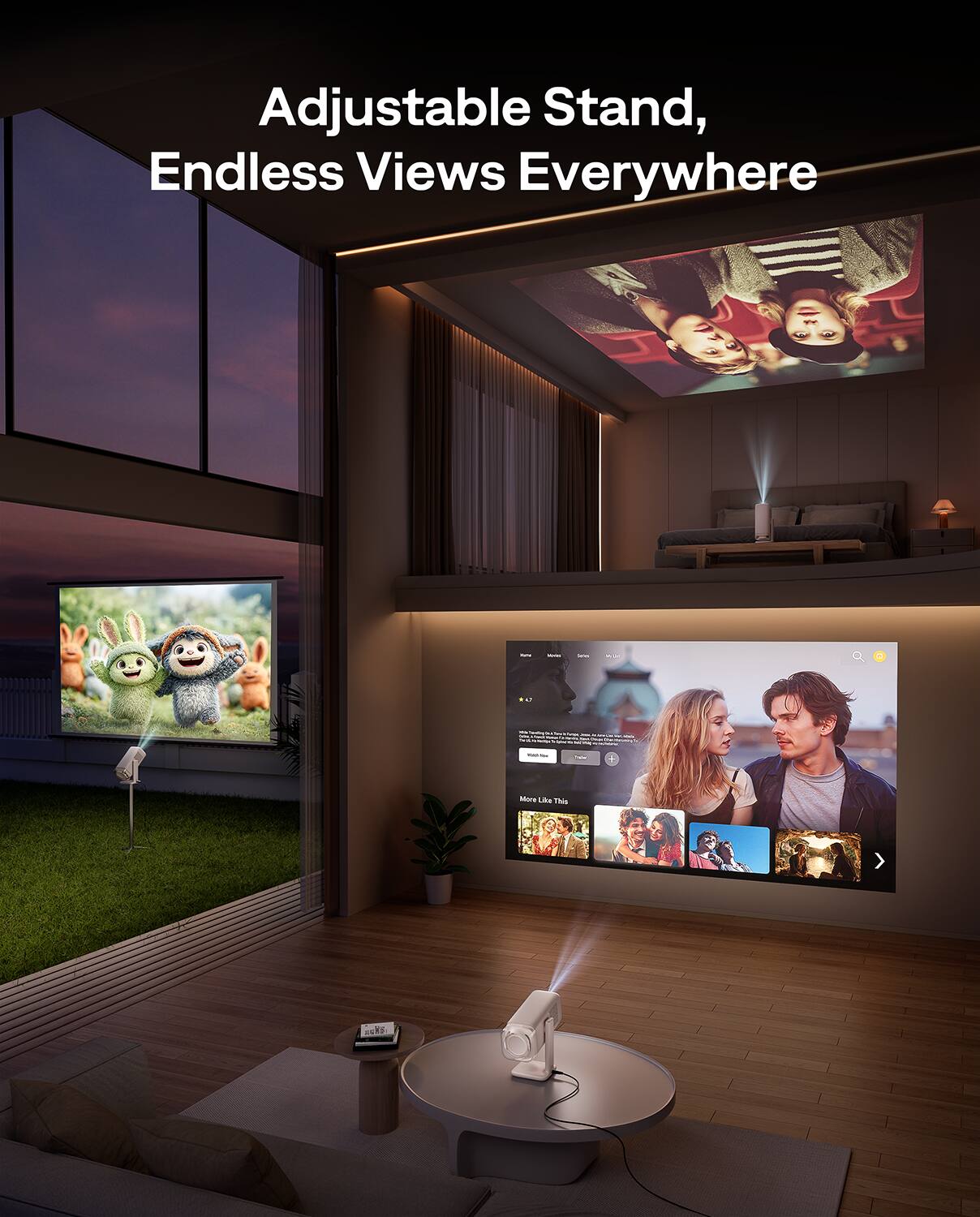 Adjustable Stand, Endless Views Everywhere