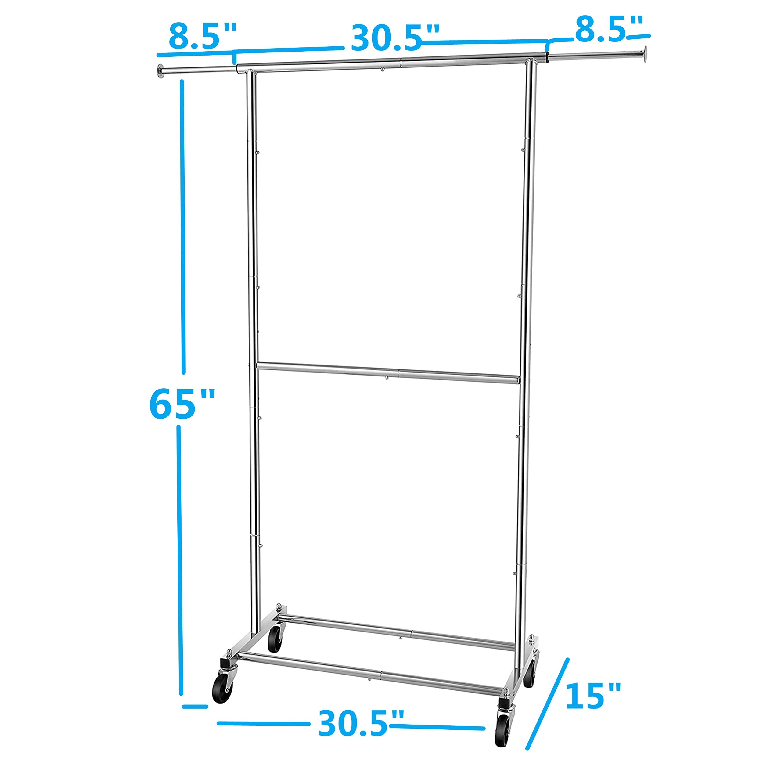 8.5"  
30.5"  
8.5"  
65"  
30.5"  
15"
