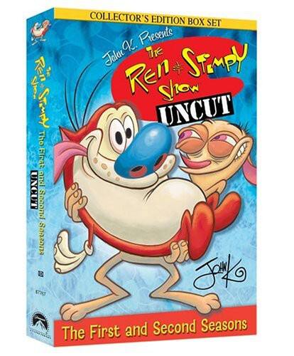 Front. The Ren & Stimpy Show: The First and Second Season (Uncut)   - DVD.