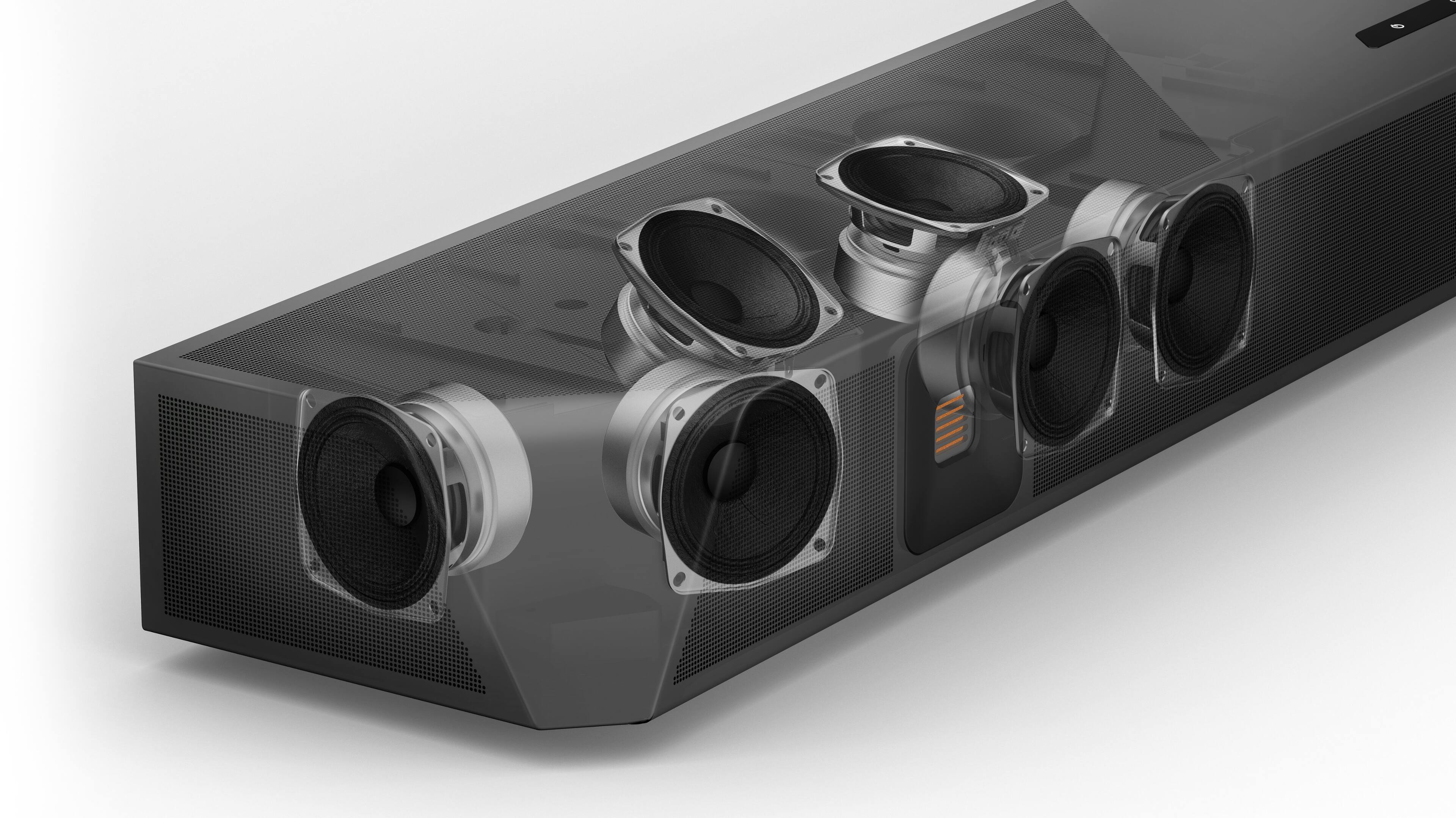 Alt View 12. Nakamichi - Nakamichi - DRAGON 11.4.6 3000W Soundbar System with 2 x Dual-Opposing 8" Subwoofers, Dolby Atmos and DTS:X Pro - Black.