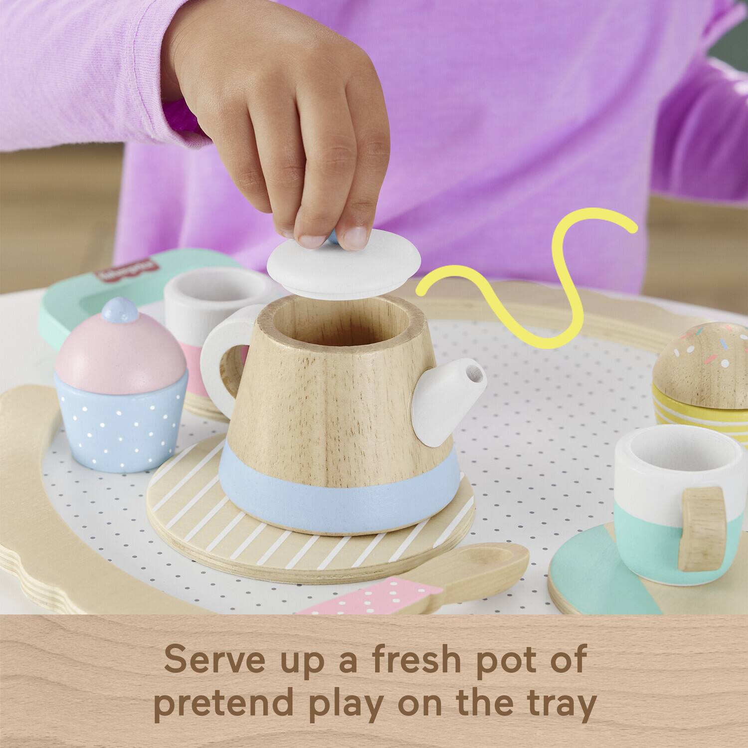 Serve up a fresh pot of pretend play on the tray