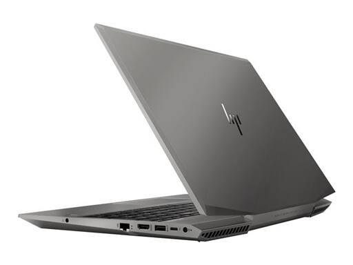 Alt View 2. HP - ZBook 15 G6 15.6" FHD Intel Core i7-9850H 2.6 GHz 32GB DDR4 256 GB SSD NVIDIA Quadro T1000 Windows 11 Pro Laptop - Gray.