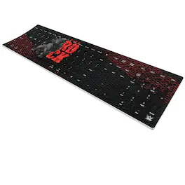 Keyscaper - WWE Steel Curved Wireless Keyboard - The Rock