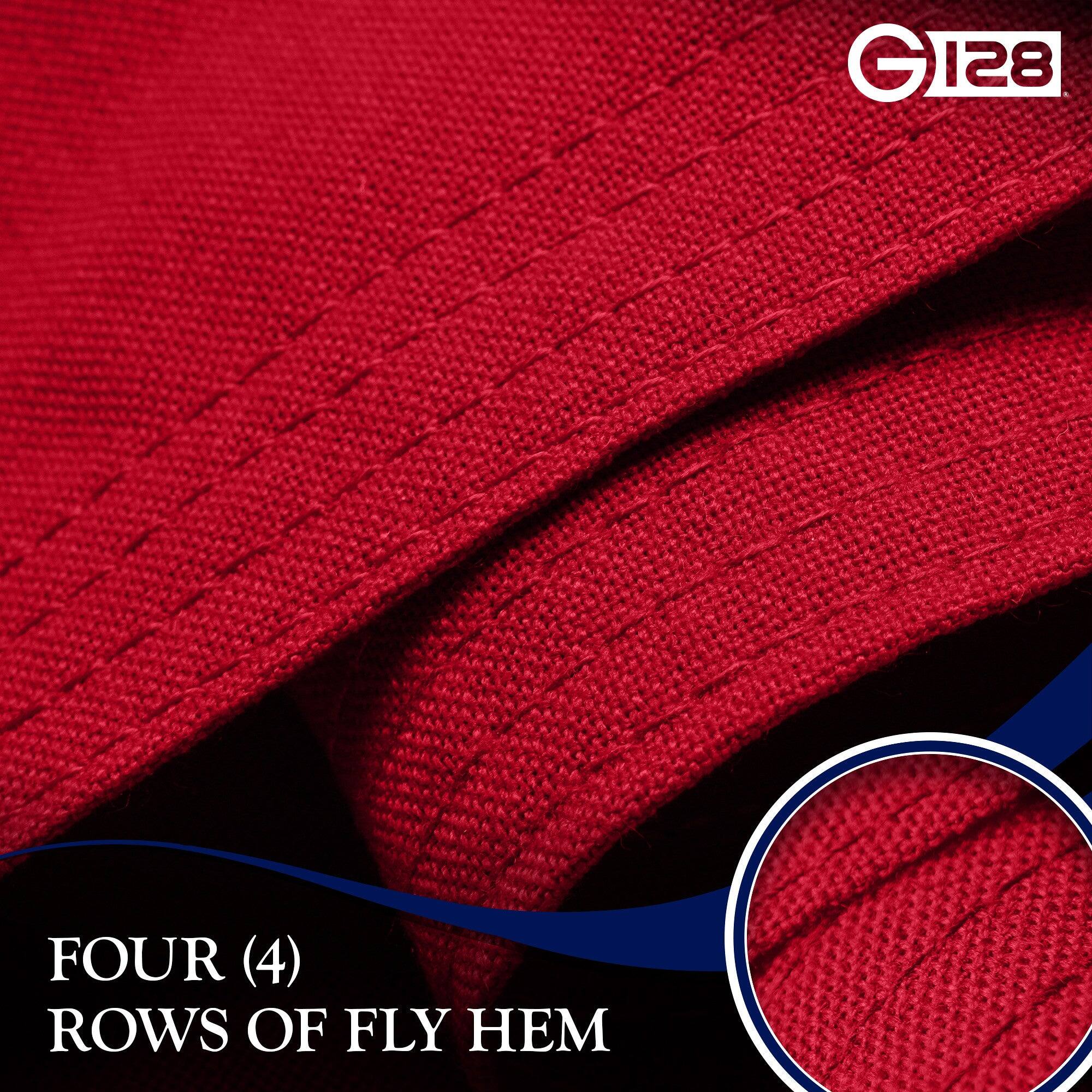 G 128 128 FOUR (4) ROWS OF FLY HEM