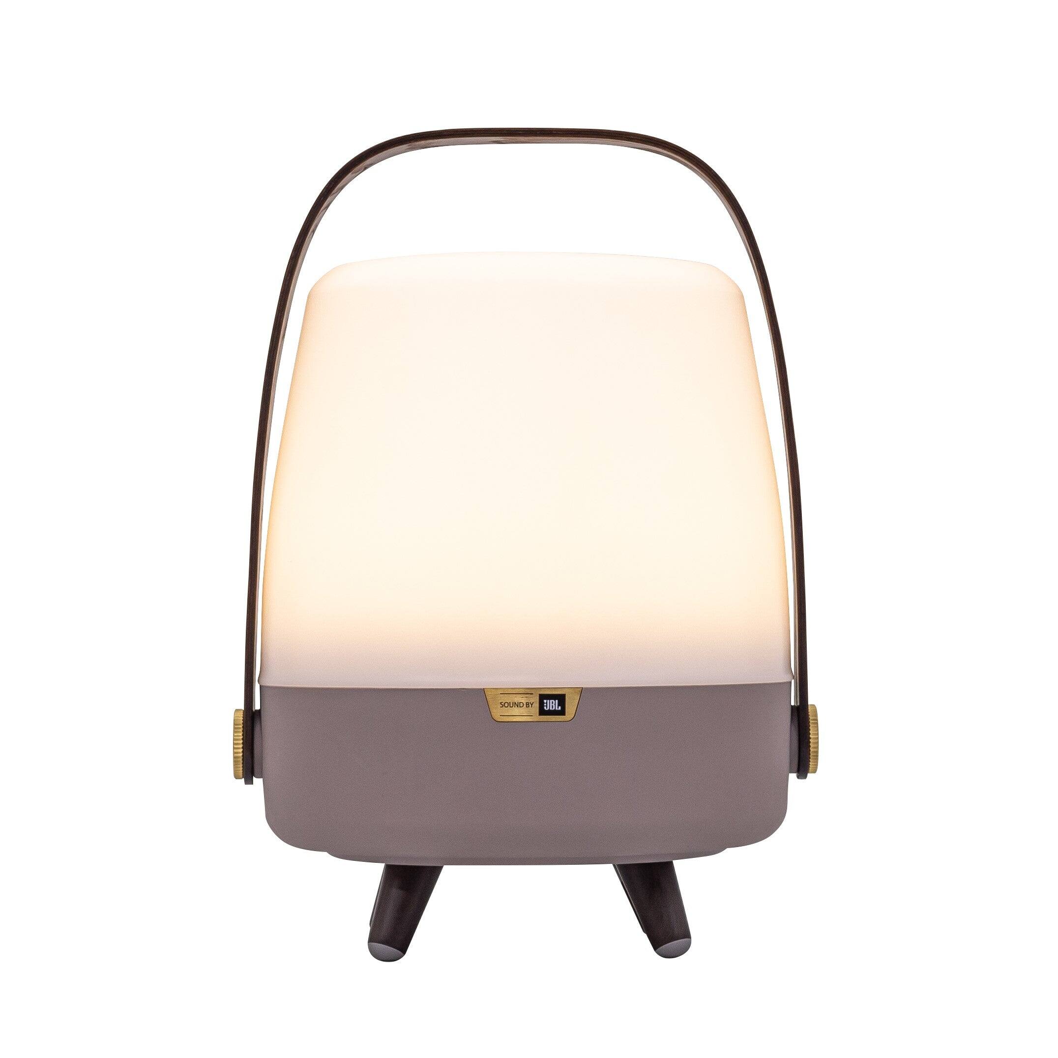 Alt View 3. Kooduu - Lite Up Play Mini- Earth Lamp, Cordless rechargeable indoor/outdoor speaker Lamp, Sound by JBL.