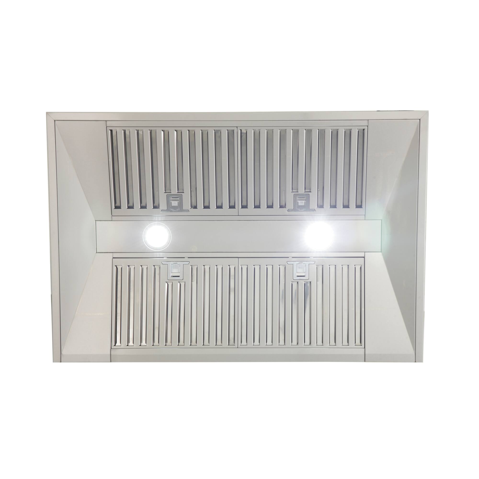 Back. Kucht - 36" Wall Mount Range Hood 900 CFM – Stainless Steel - Stainless Steel.