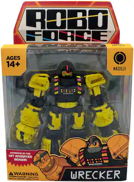 PopMarket - The Nacelle Company - Robo Force Wave 1 - Wrecker Action Figure - Collectibles - Multicolor