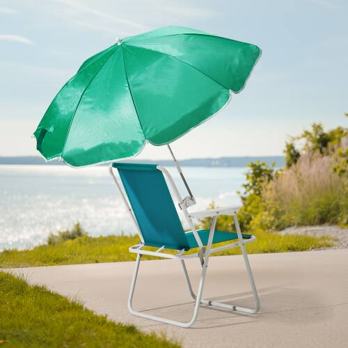 Alt View 8. Winado - 1PC 28in Portable Folding Camping Beach Chair with Umbrella Capacity 265LBS for Outdoor Activity Travel Picnic Concert - Mint Green.