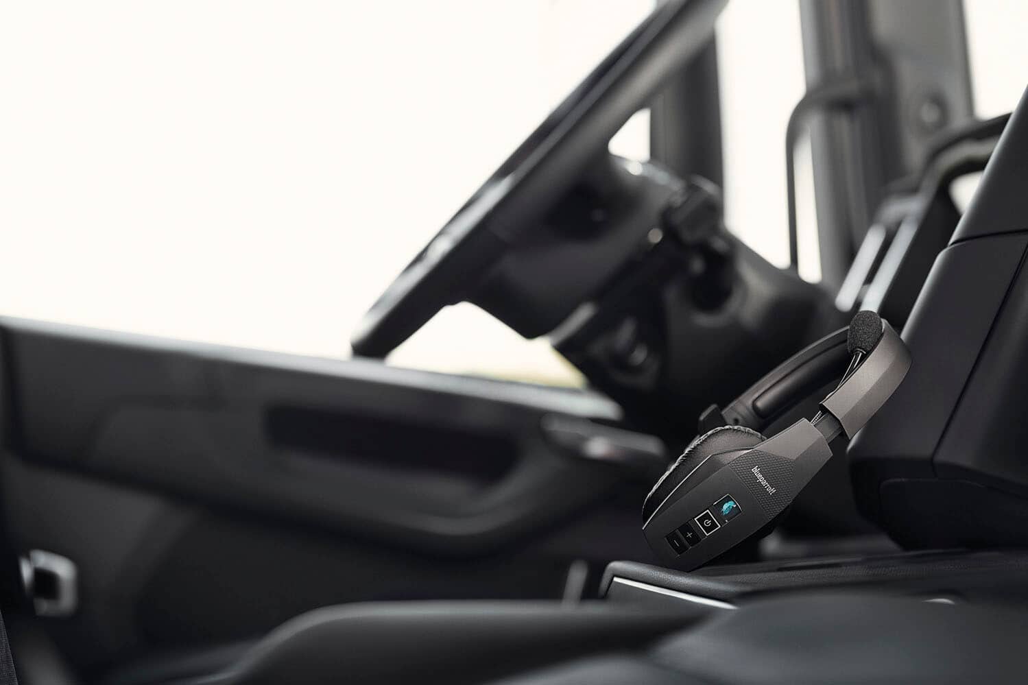 Alt View 13. BlueParrott - B550-XT Wireless Bluetooth Mono Headset with 96% Noise-Cancelling Microphone and 100% Voice Control - Black.