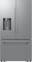 Samsung - 36 in. Wide Bespoke AI 29 cu. ft. 3-Door French Door Refrigerator with Zero Clearance Fit & Sphere Ice™ - Stainless Steel