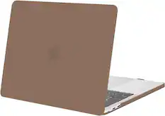 Front. mosiso - Hard Shell Case for 13-inch MacBook Pro 2016-2026 A2338 A2289 A2251 A2159 A1989 A1706 A1708 - Caramel.