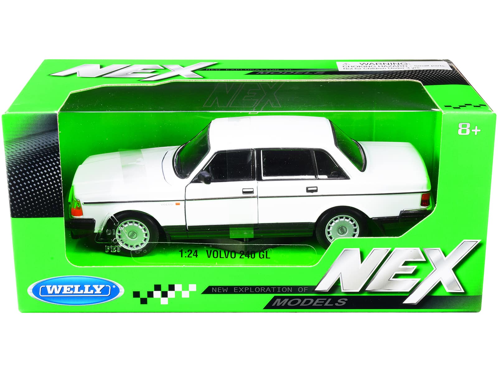 "Volvo 240 GL White ""NEX Models"" 1/24 Diecast Model Car by Welly" price history on PriceWatchPro