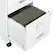 Alt View 17. OSP Home Furnishings - 2 Drawer Mobile Locking Metal File Cabinet - White.