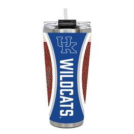 Great American Products - Kentucky Wildcats 32oz. Big Slim Game Ball Travel Tumbler - Brown