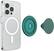 Back. PopSockets - MagSafe PopGrip Universal Magnetic Grip & Stand with Adapter Ring for Cell Phones - Hammered Fresh Pine.