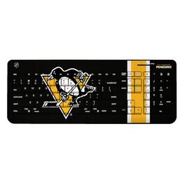 Keyscaper - Pittsburgh Penguins Stripe Wireless Keyboard - Multicolor